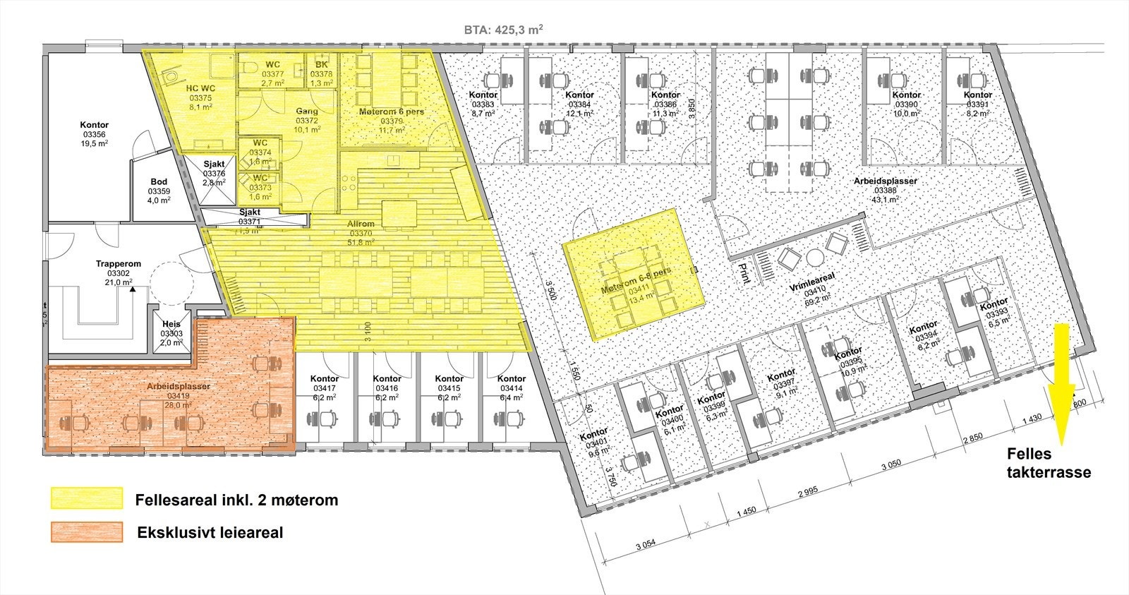 K3 kontorfellesskap Galleribilde