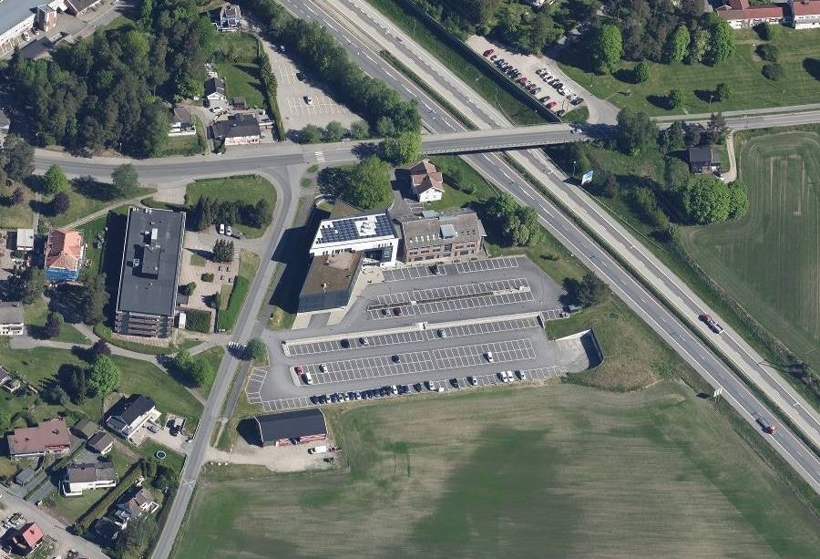 Meget god synlighet fra E6 - Foto www.Sarpsborg.kommune Galleribilde