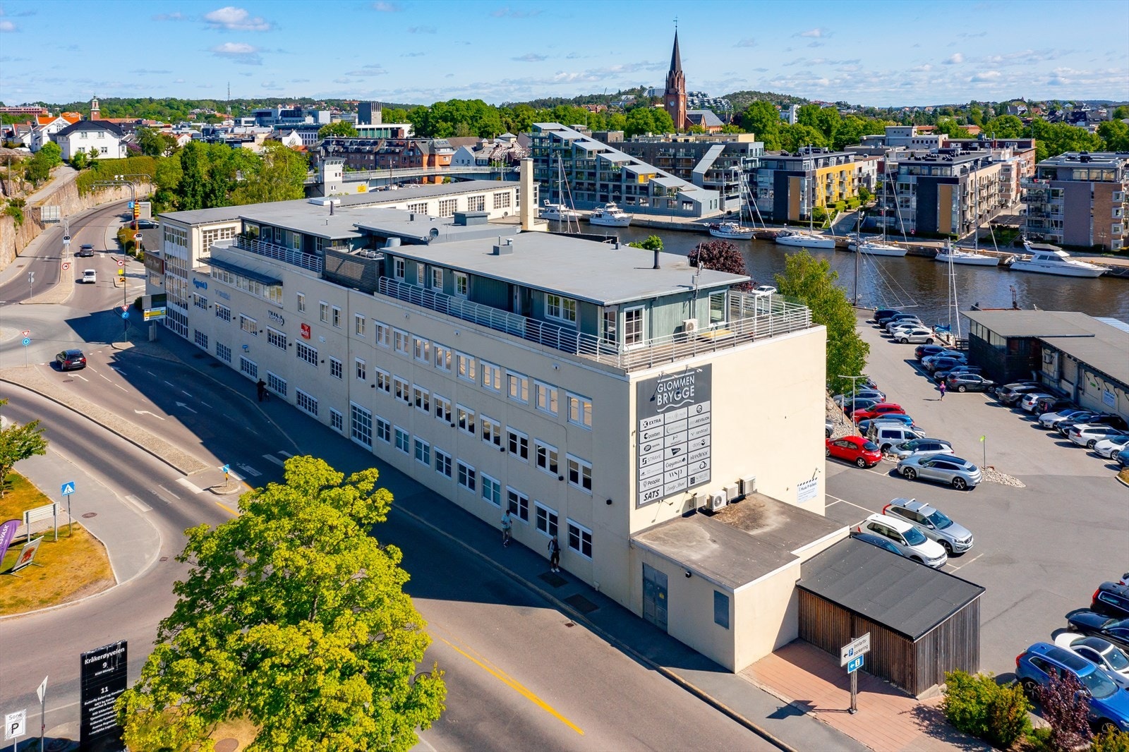 Eiendommen har svært god adkomst fra hovedvei Galleribilde