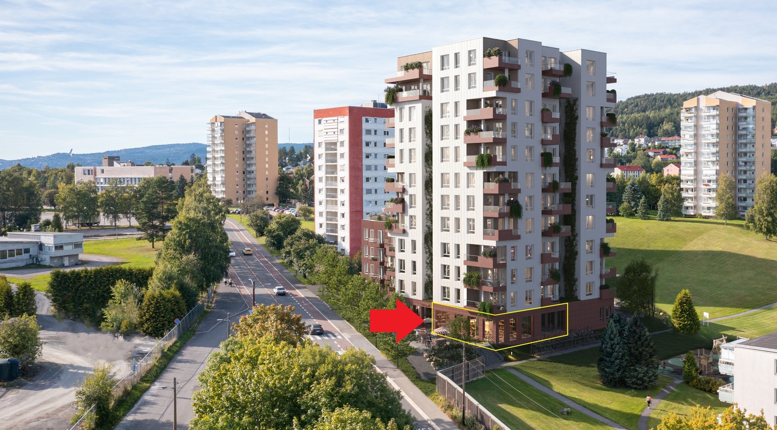 Velkommen til sørøsthjørnet av Pilar Bjerke – her ligger mulighetene åpne! Galleribilde