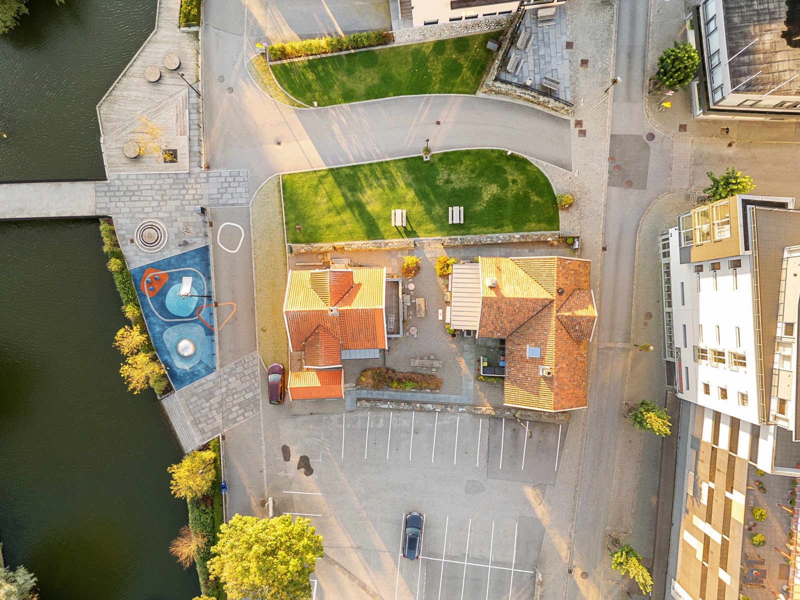 Oversiktsbilde over eiendommene Galleribilde