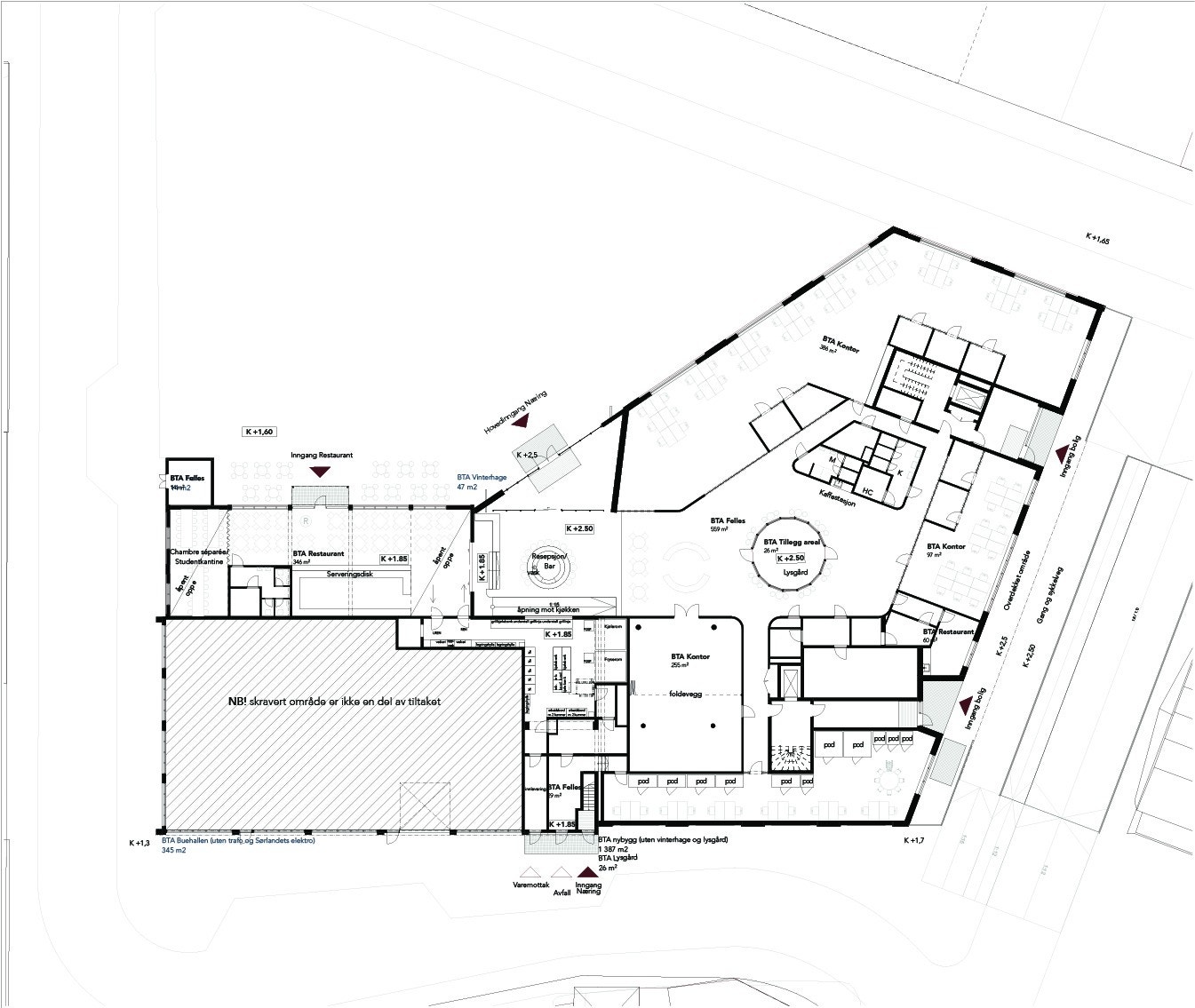 Plantegning - 1. etasje Galleribilde