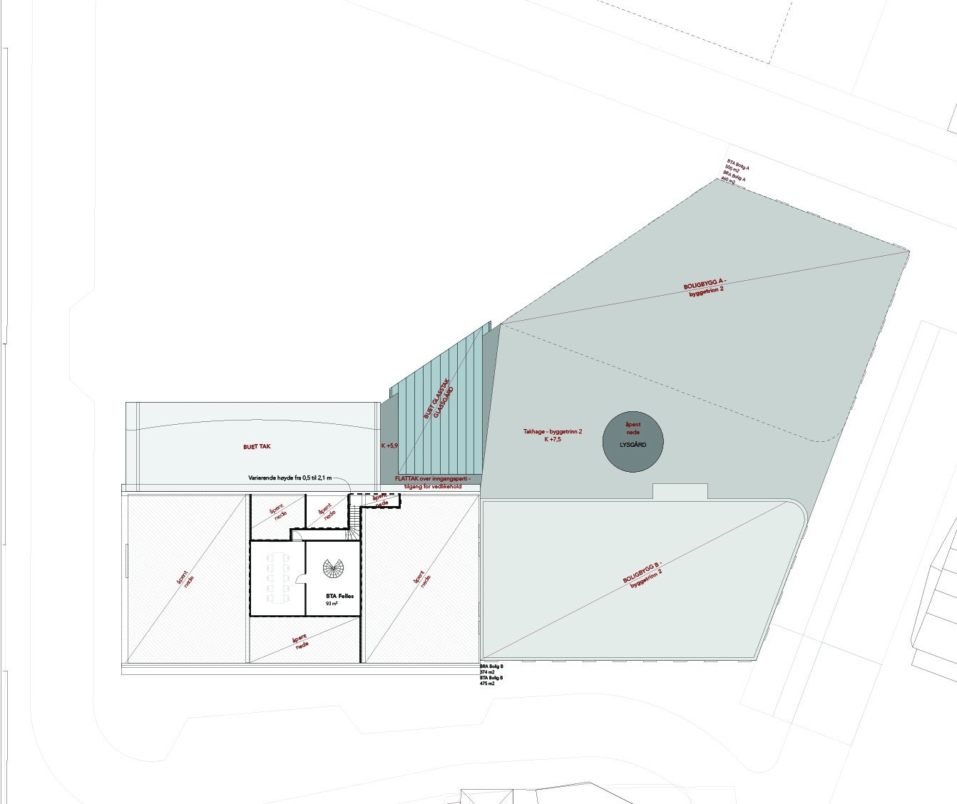Plantegning - Mesanin Galleribilde