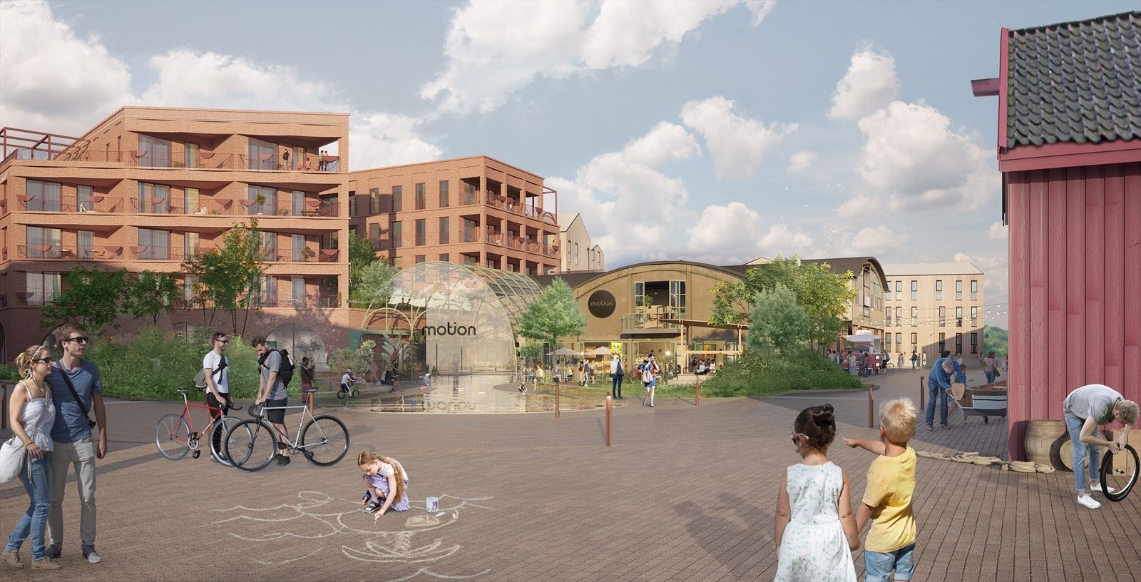 Perspektiv fra promenade Galleribilde