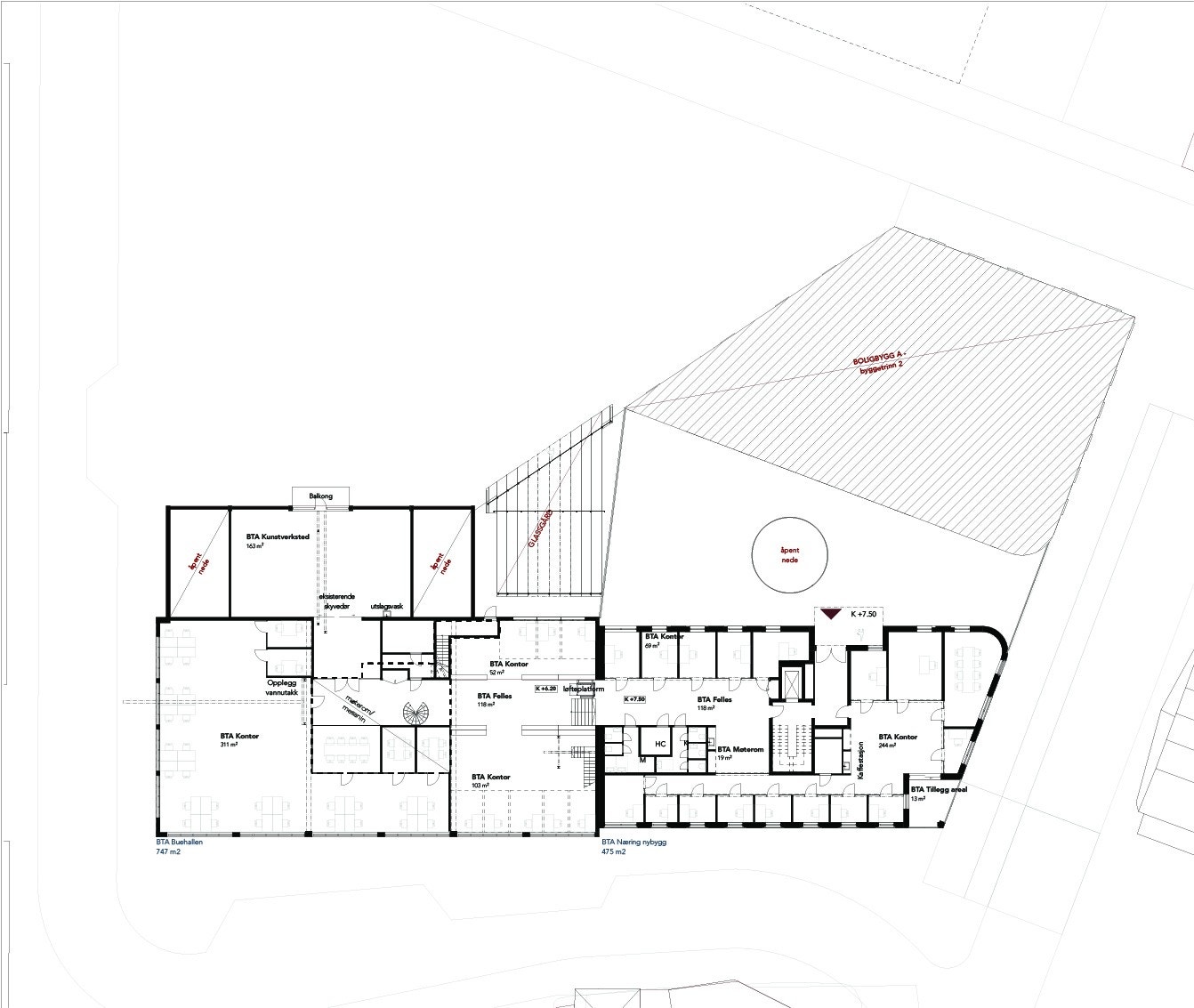 Plantegning - 2. etasje Galleribilde