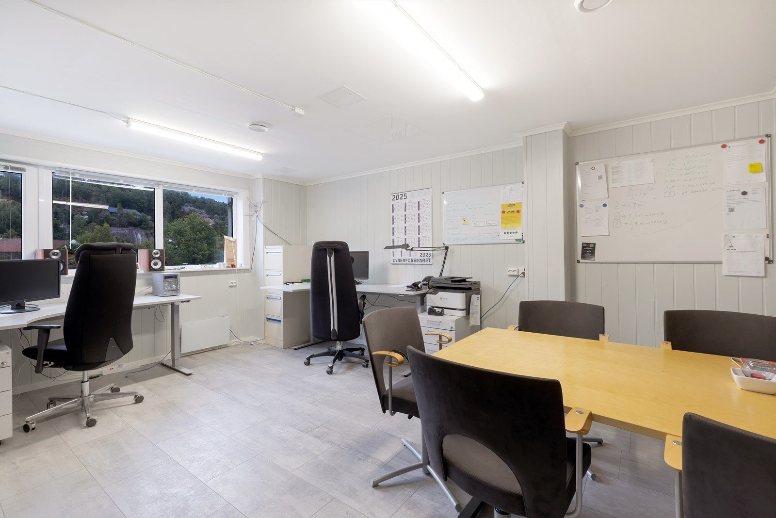 Lyse kontorer Galleribilde