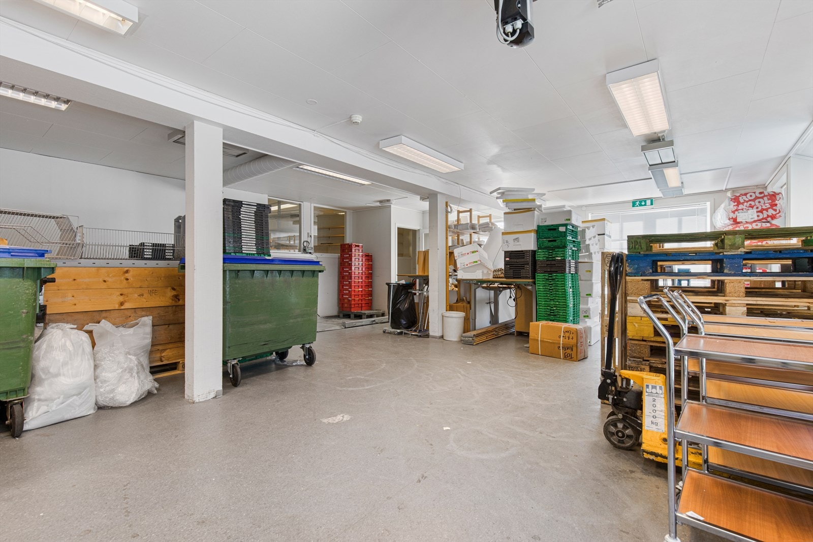 Her er det også opprettet varemottak Galleribilde