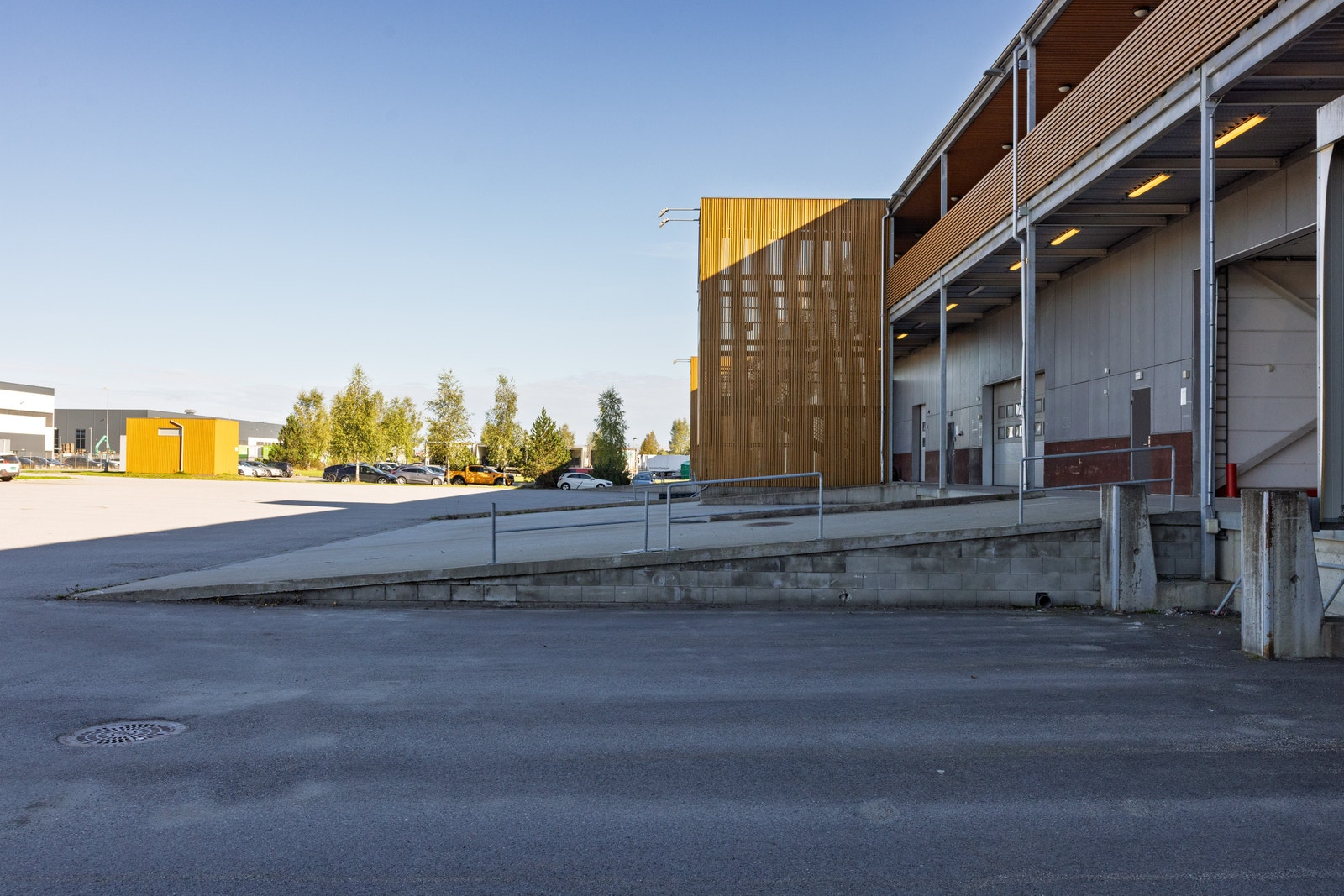 Lasterampe til lager Galleribilde