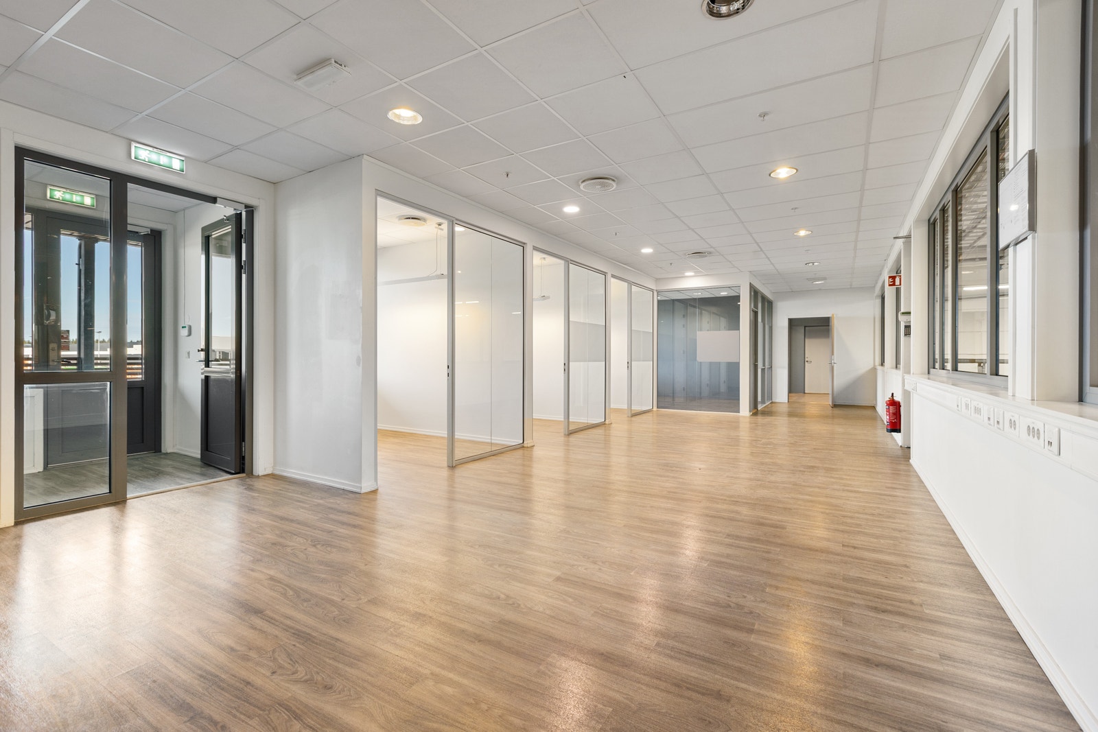 Kontordel 1304 kan leies sammen med lager 1105 Galleribilde