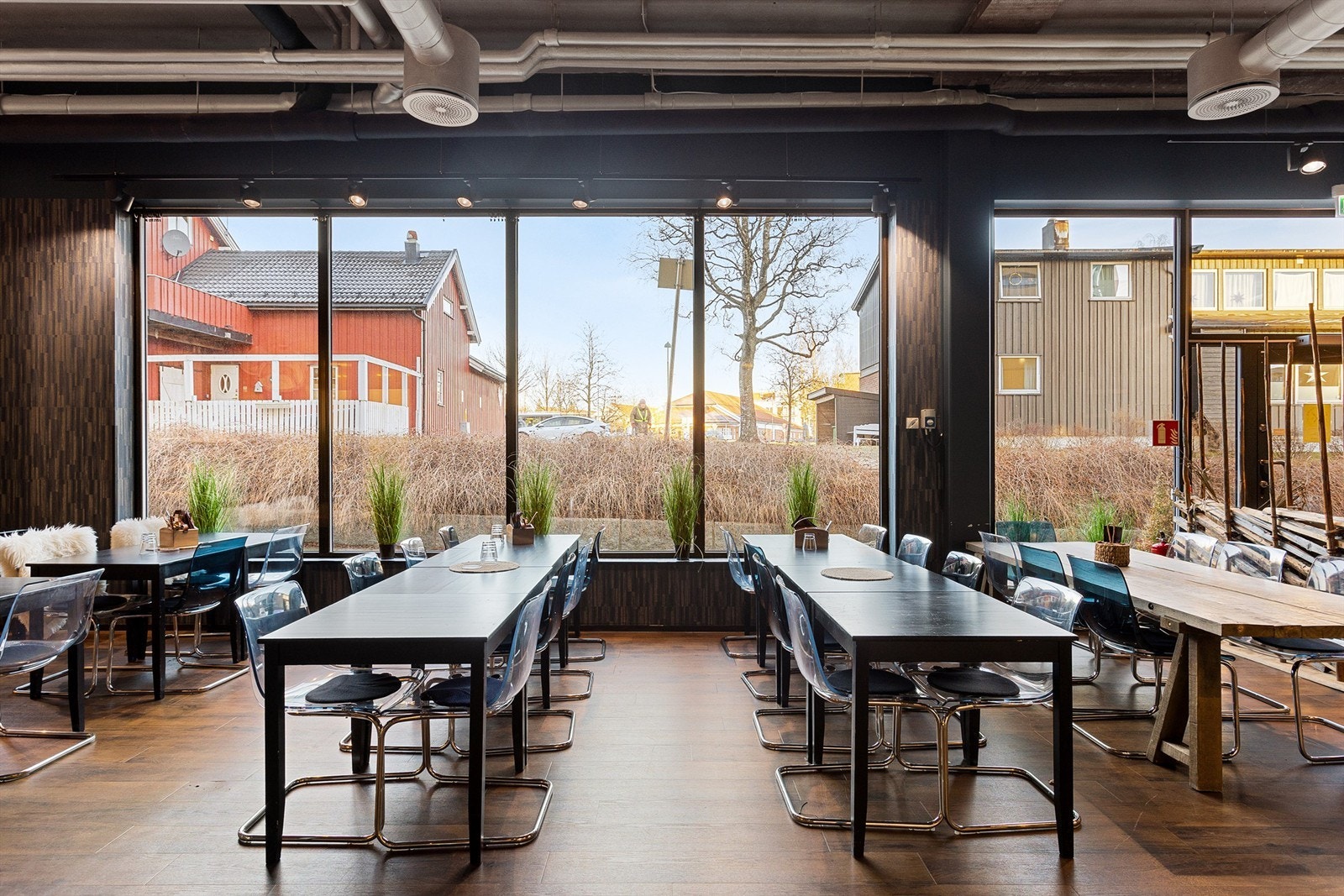 Utsikt fra lokalet. Galleribilde