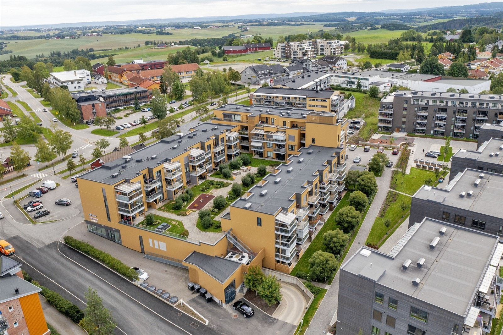 Ask sentrum. Galleribilde