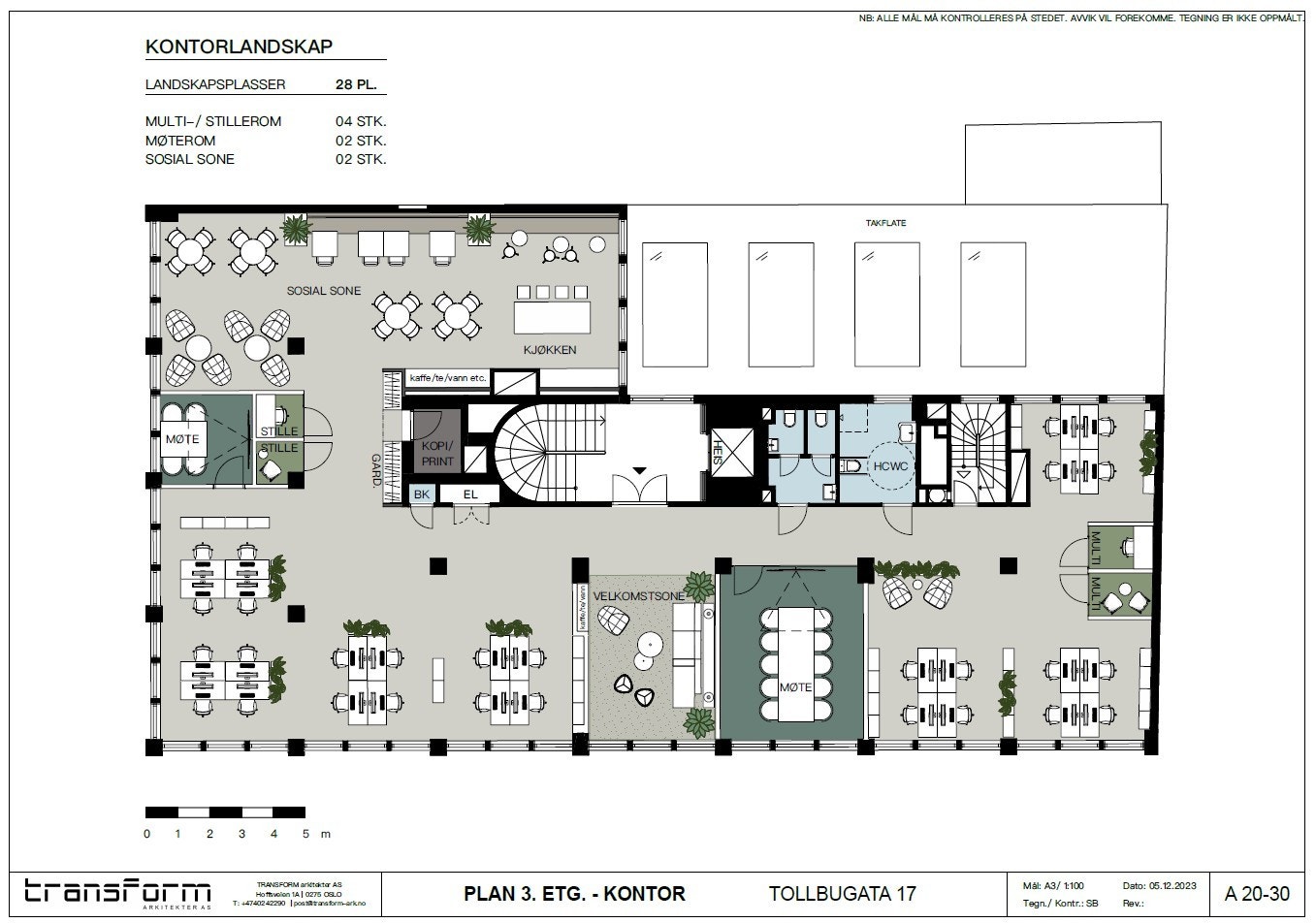 Forslag til planløsning Galleribilde