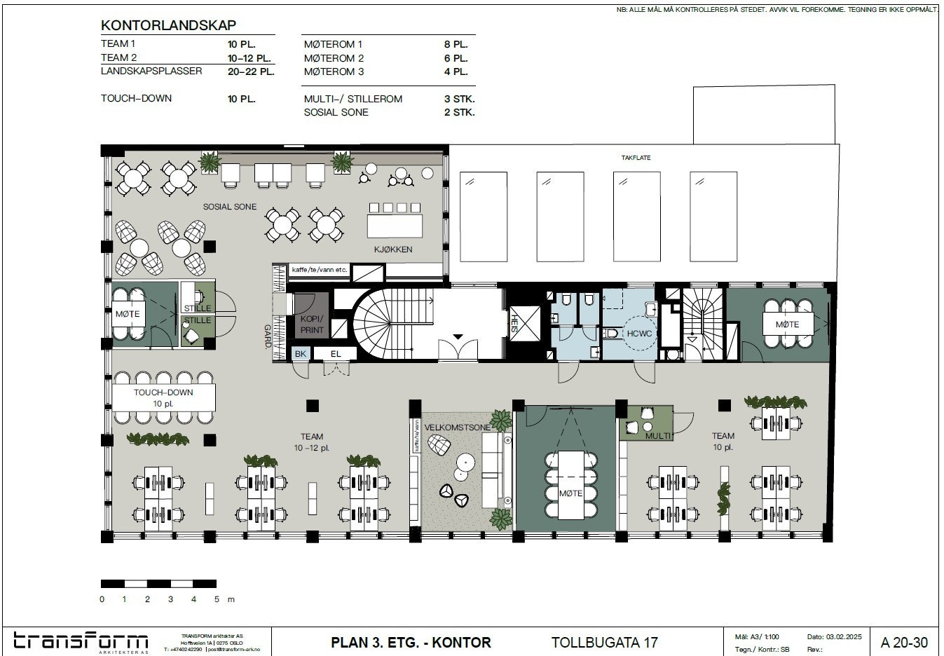 Forslag til planløsning Galleribilde