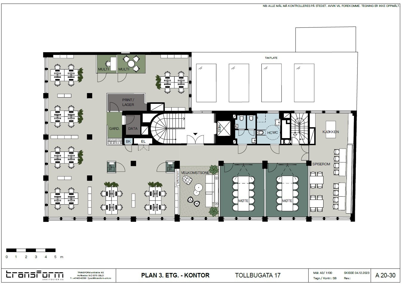 Forslag til planløsning Galleribilde