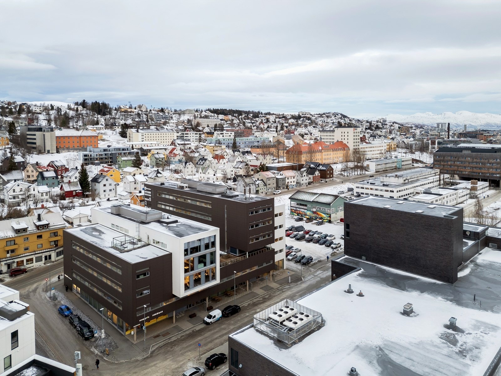 Moderne bygg Galleribilde