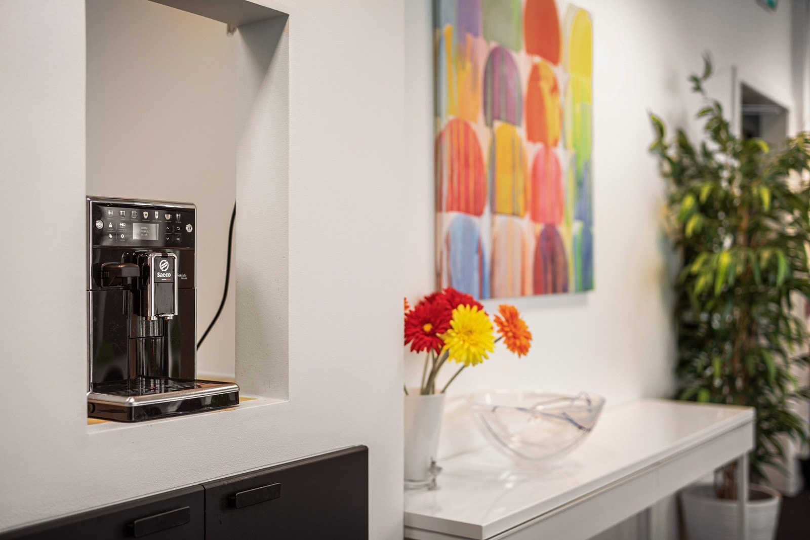 Innfelling i vegg til kaffemaskin Galleribilde