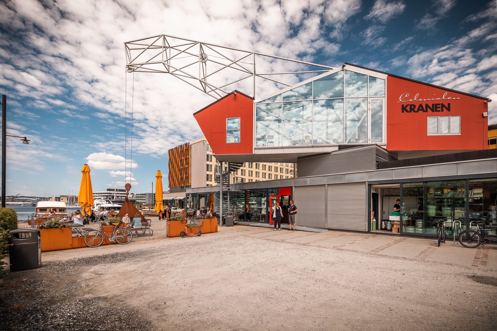 Kranen - Et utmerket lunsjsted i Solheimsviken Galleribilde