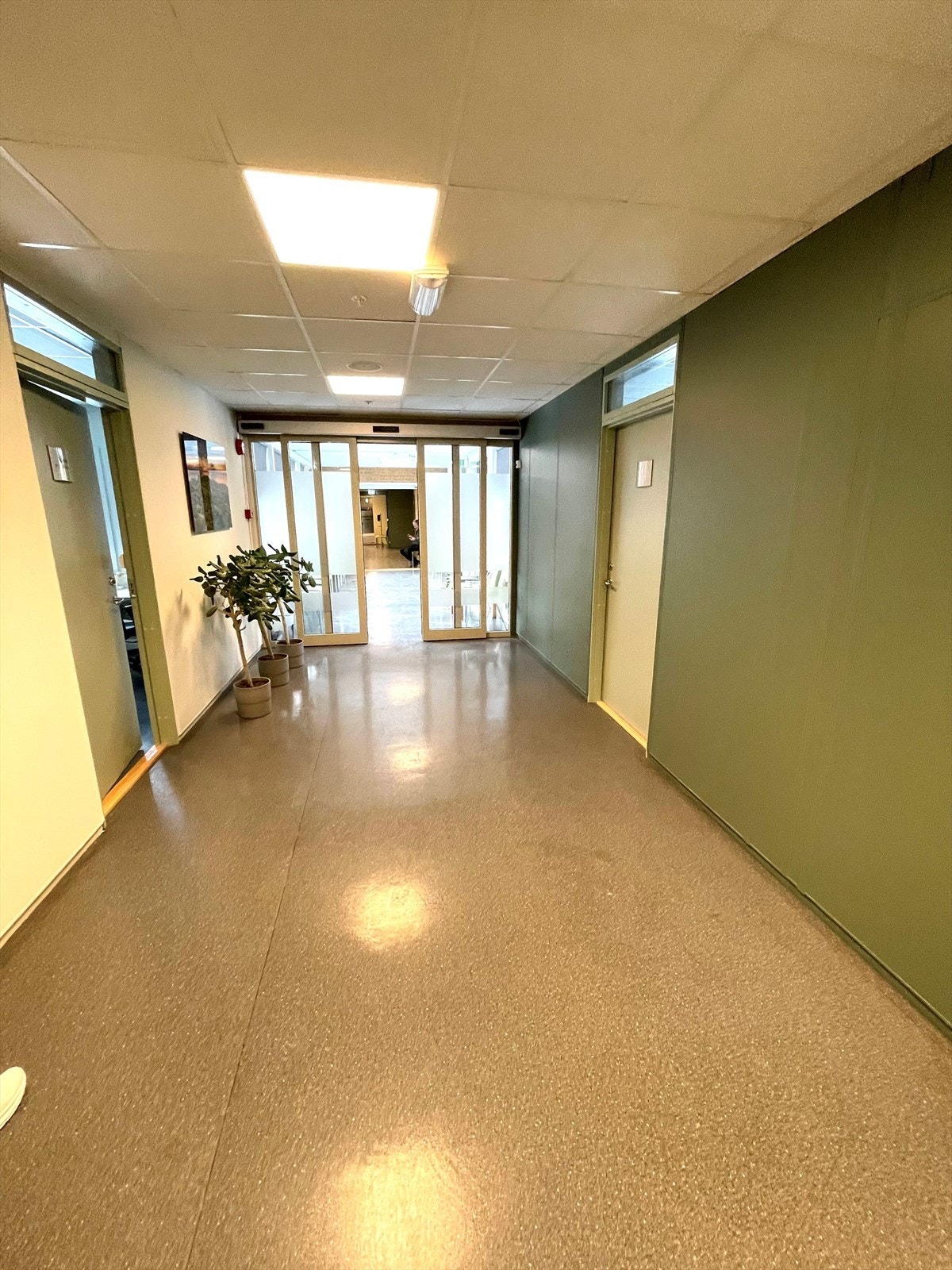 Gangareal mot inngangsparti. Galleribilde