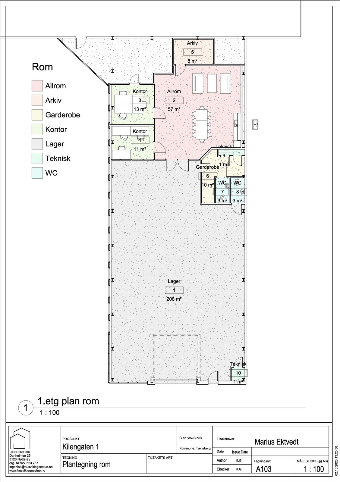 Tegning Galleribilde