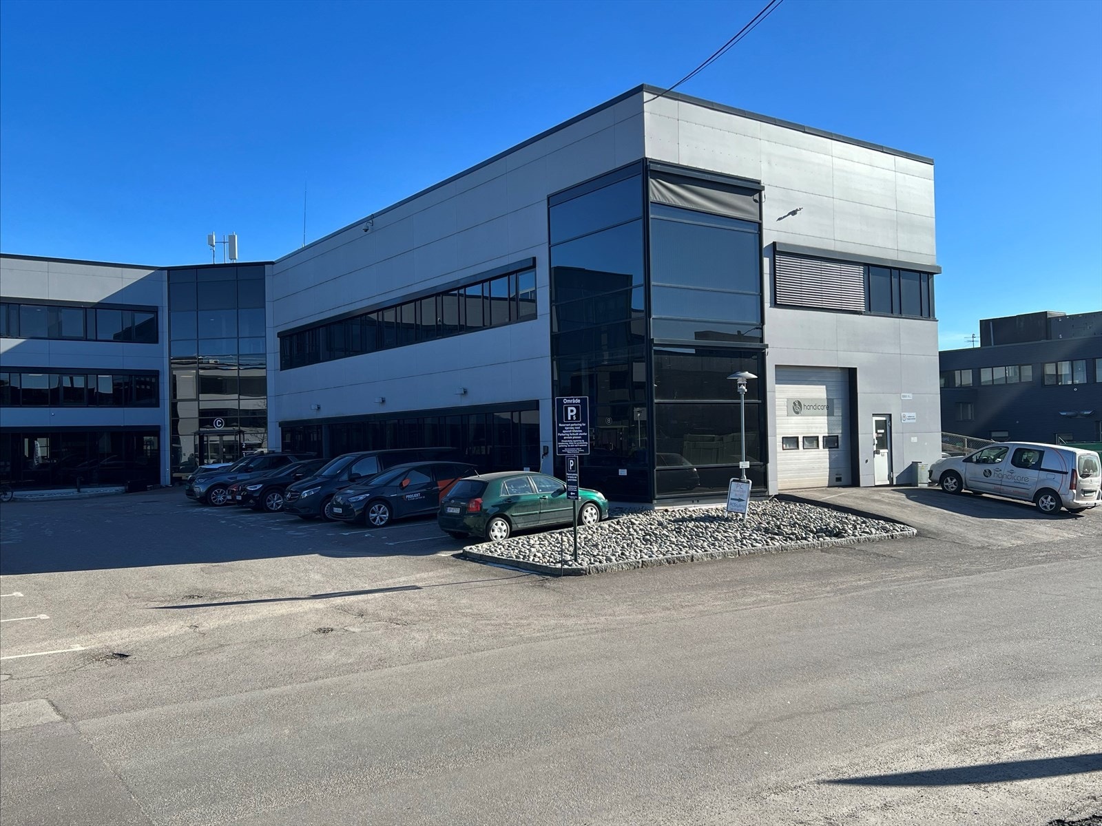 Fasade ledig lager Galleribilde