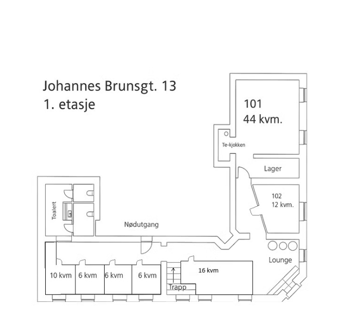 Plantegning Galleribilde