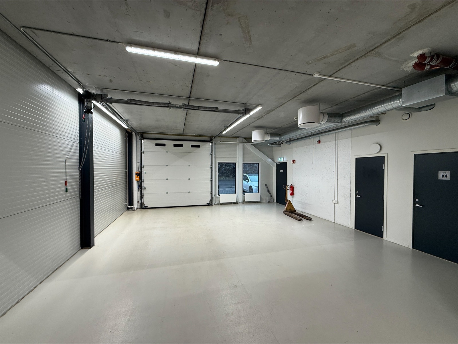 Kjøreport med direkte innkjøring. Galleribilde