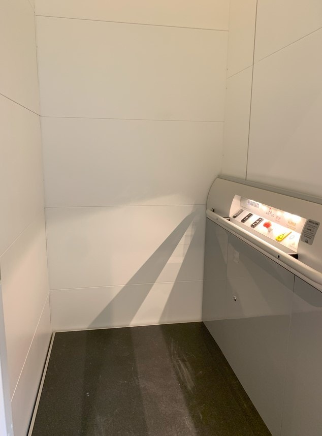 Det er etablert heis i bygget. Galleribilde