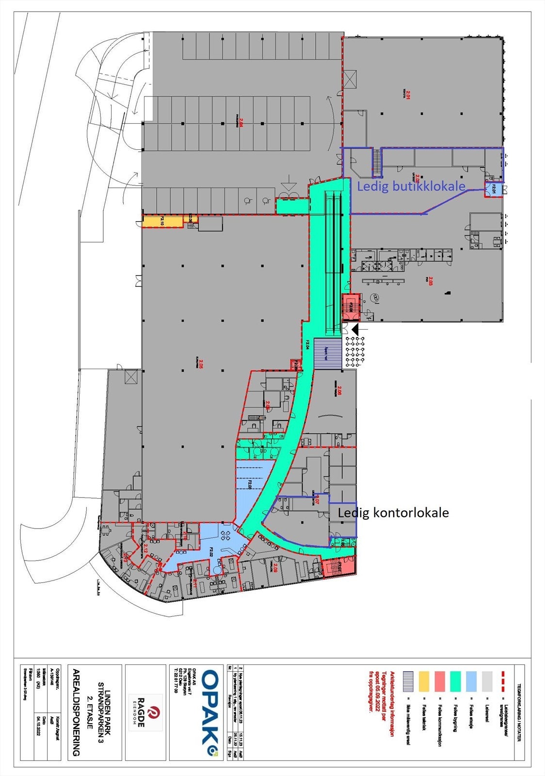 Tegning plan 2 Galleribilde