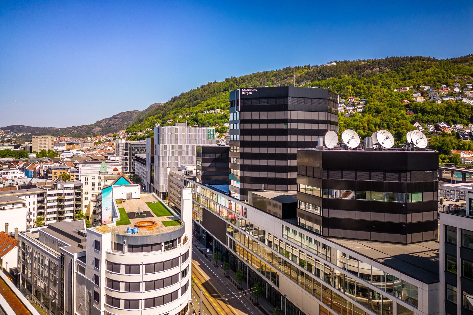 Fra tårnetasjene er det en fantastisk 360 utsikt Galleribilde