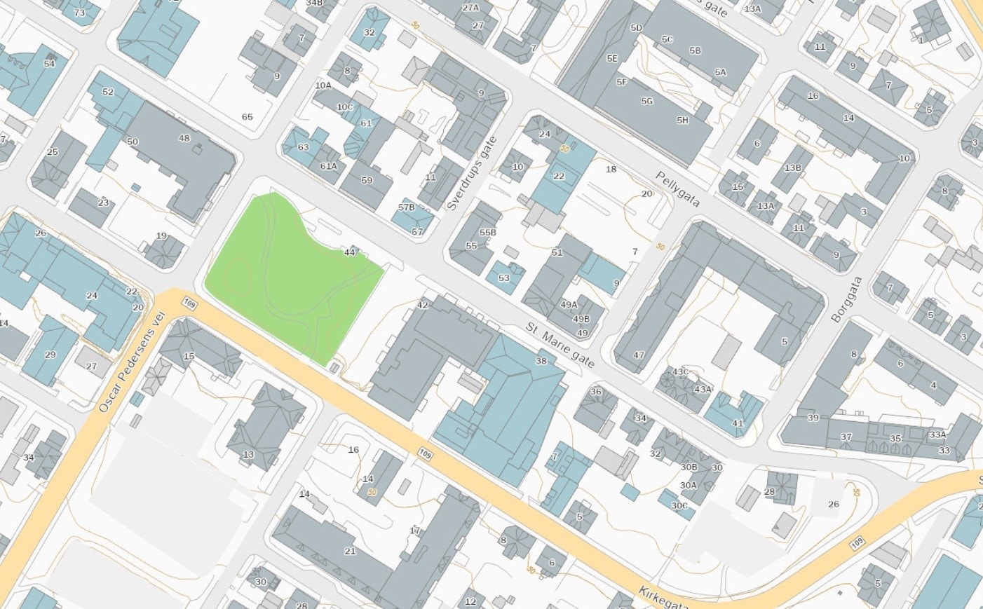 Kartskisse Galleribilde