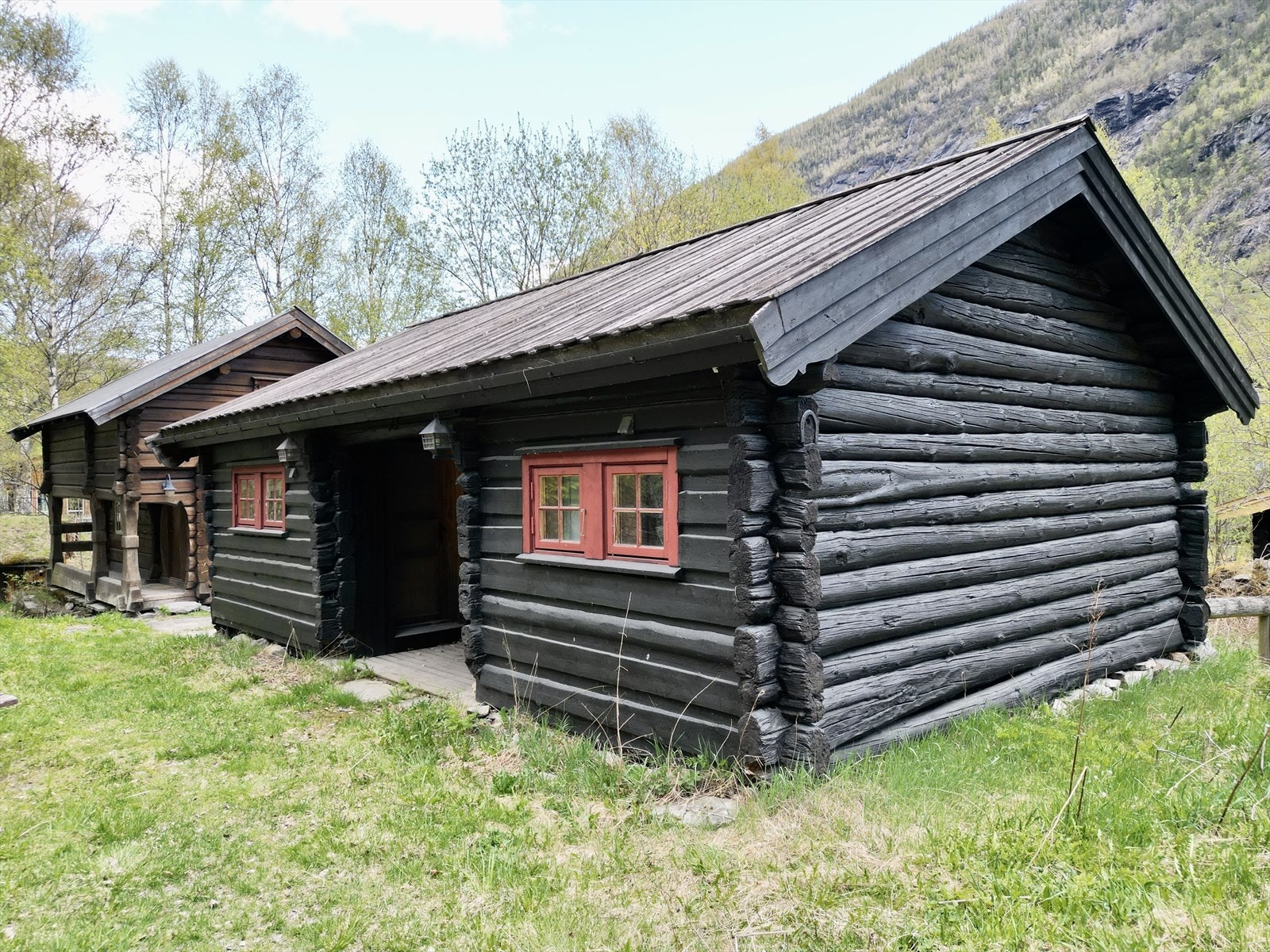 Utvendig Hytte Galleribilde