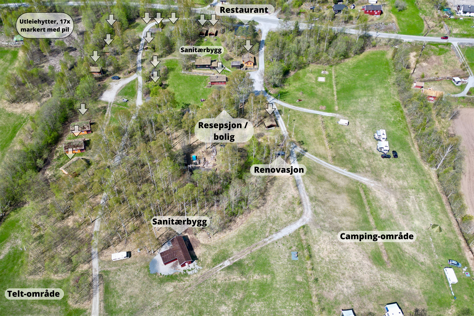 Innholdsrik eiendom Galleribilde