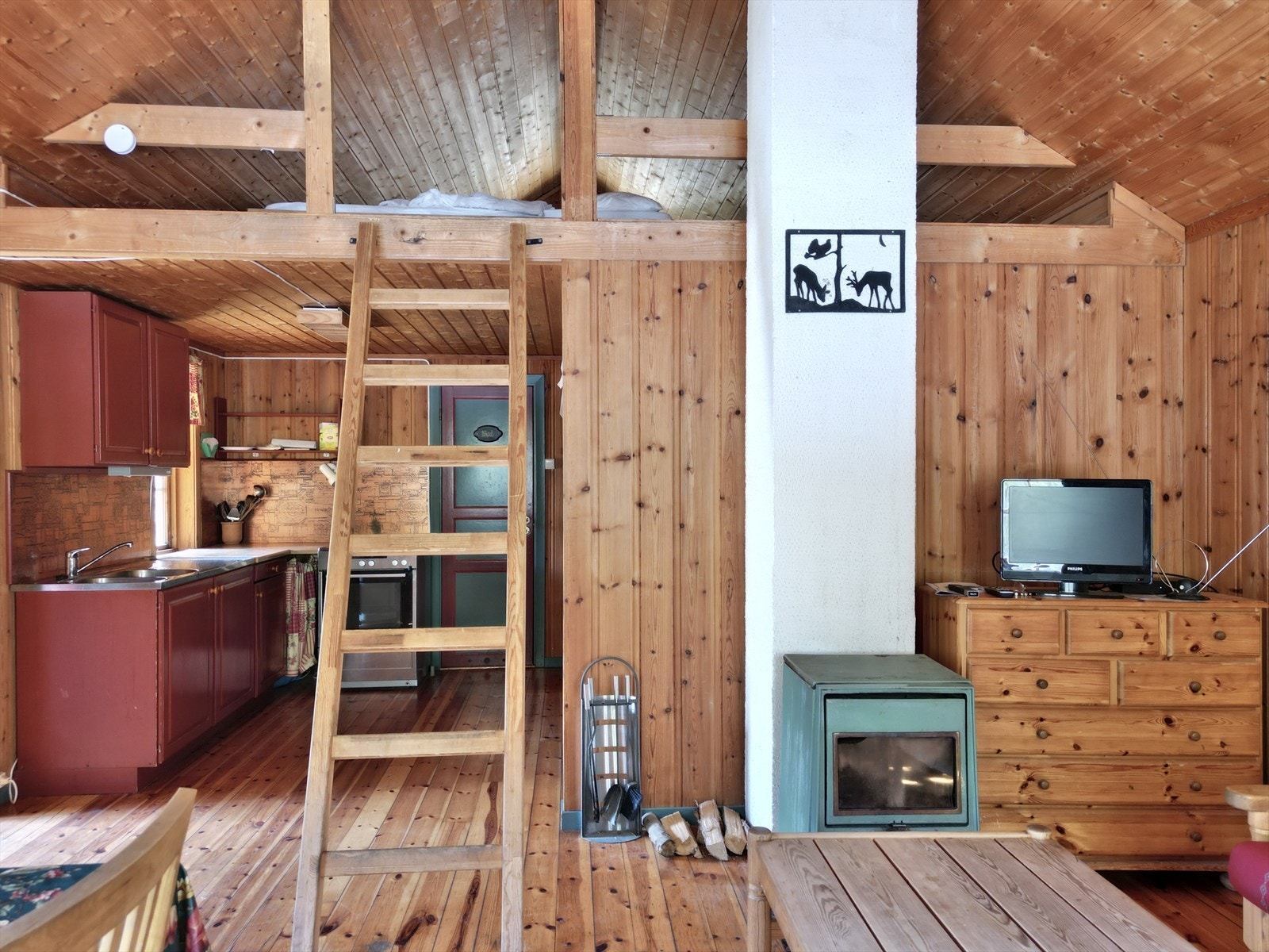 Innvendig hytte Galleribilde