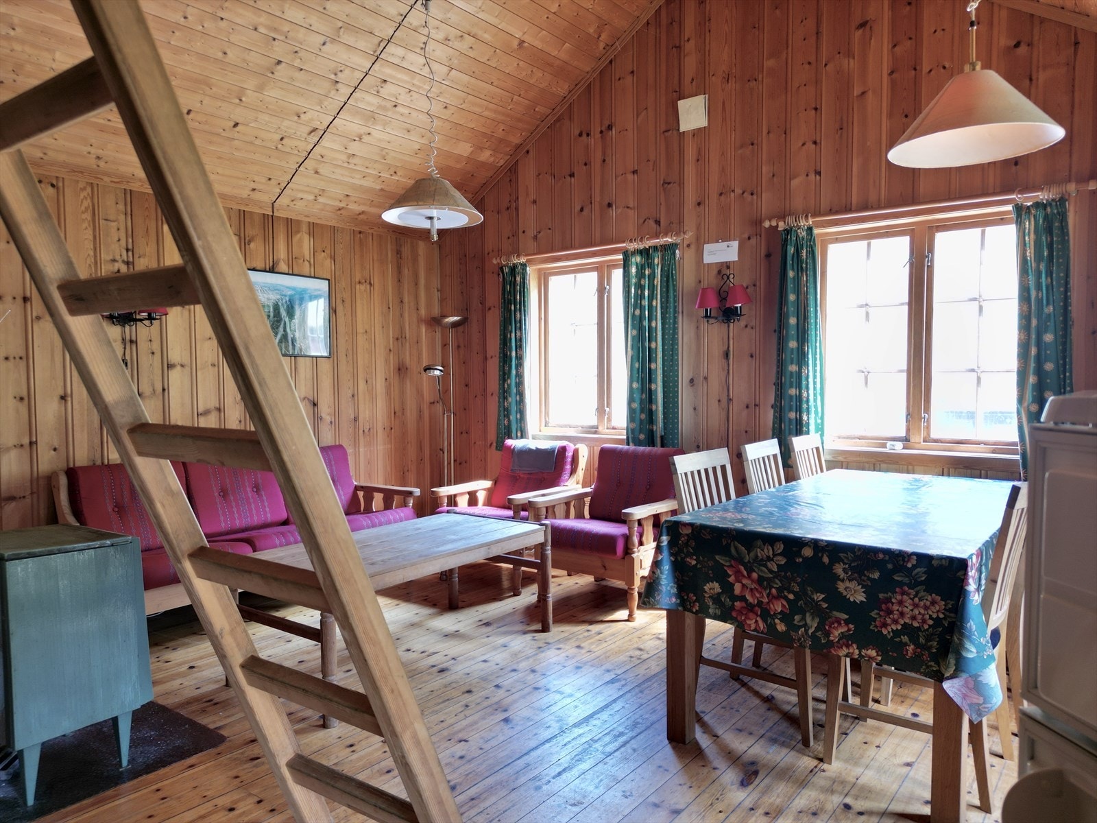 Innvendig hytte Galleribilde