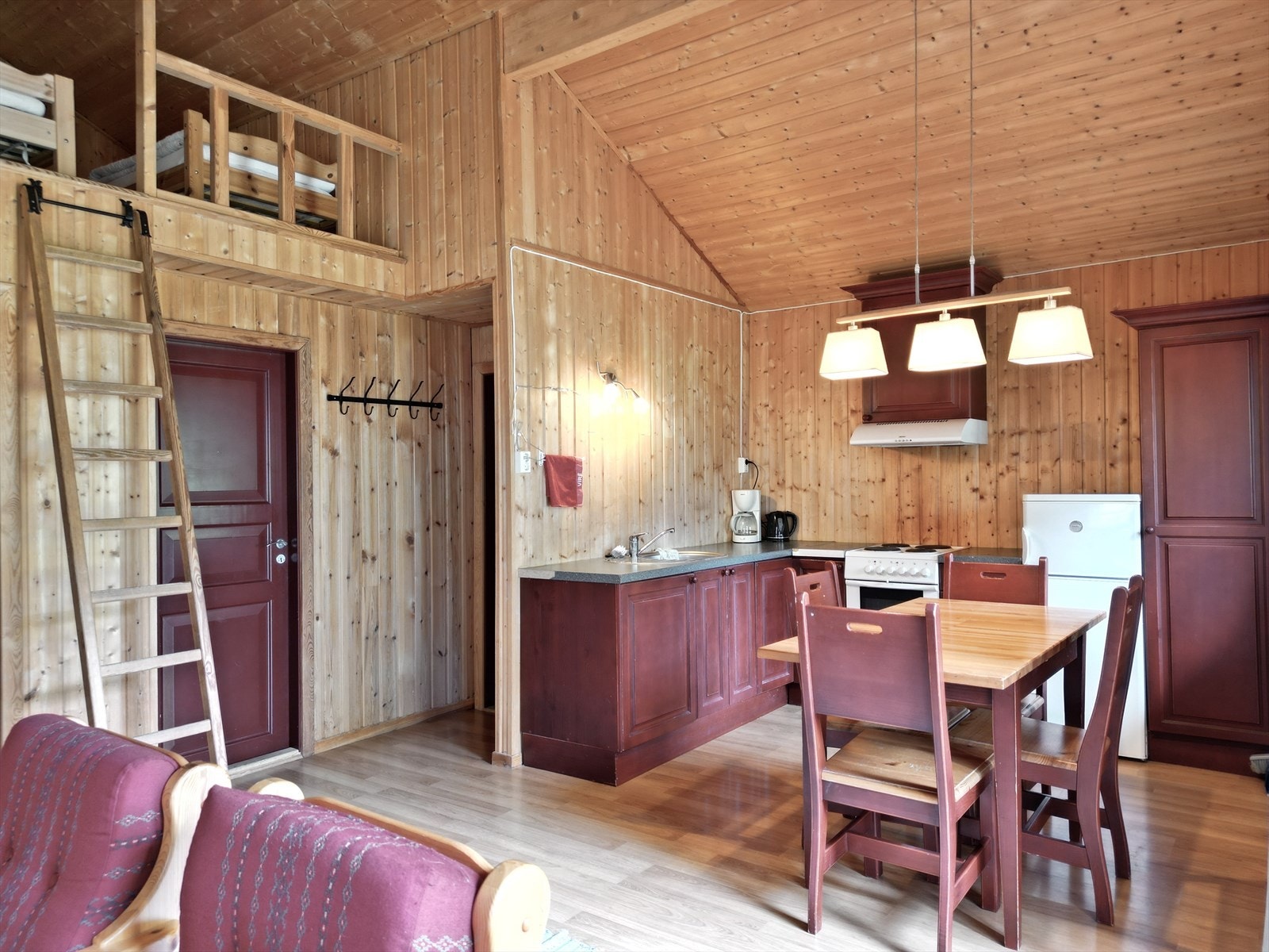 Innvendig Hytte Galleribilde