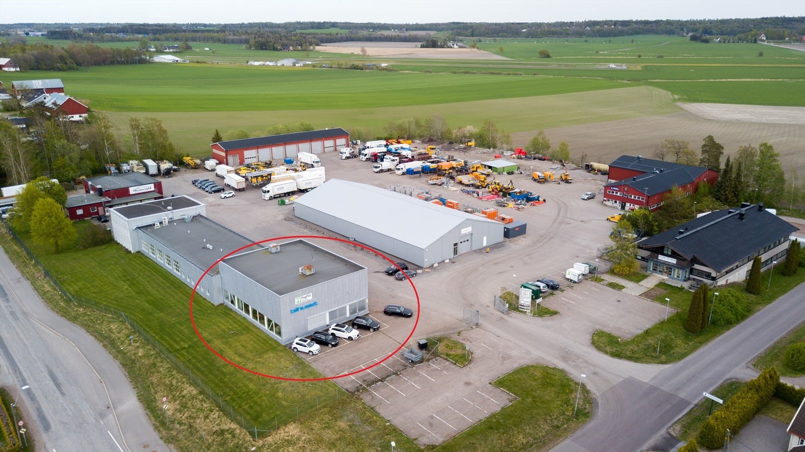 Åshaugveien 39, ledig lokale markert Galleribilde