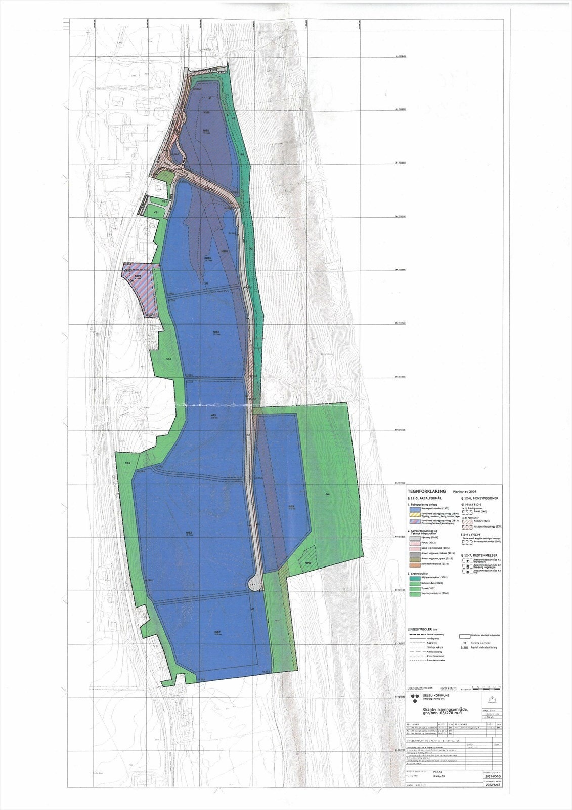 Plankart regulering Galleribilde