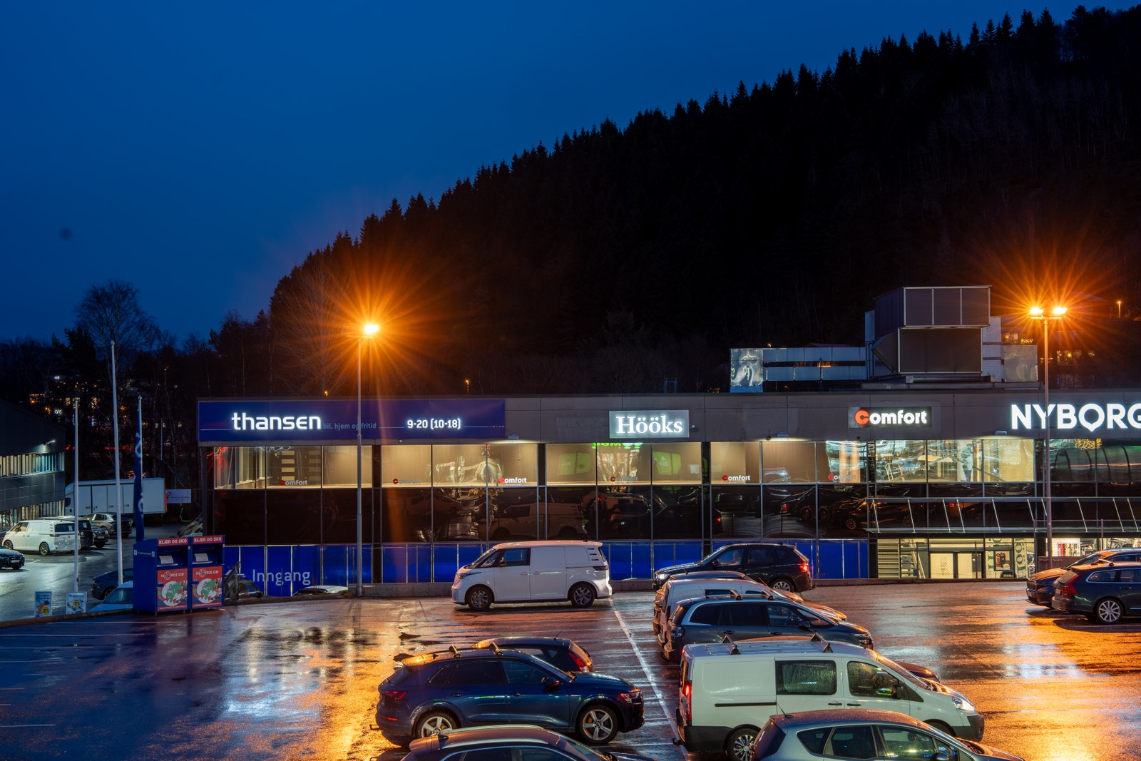 Lokalene sett fra vestsiden Galleribilde