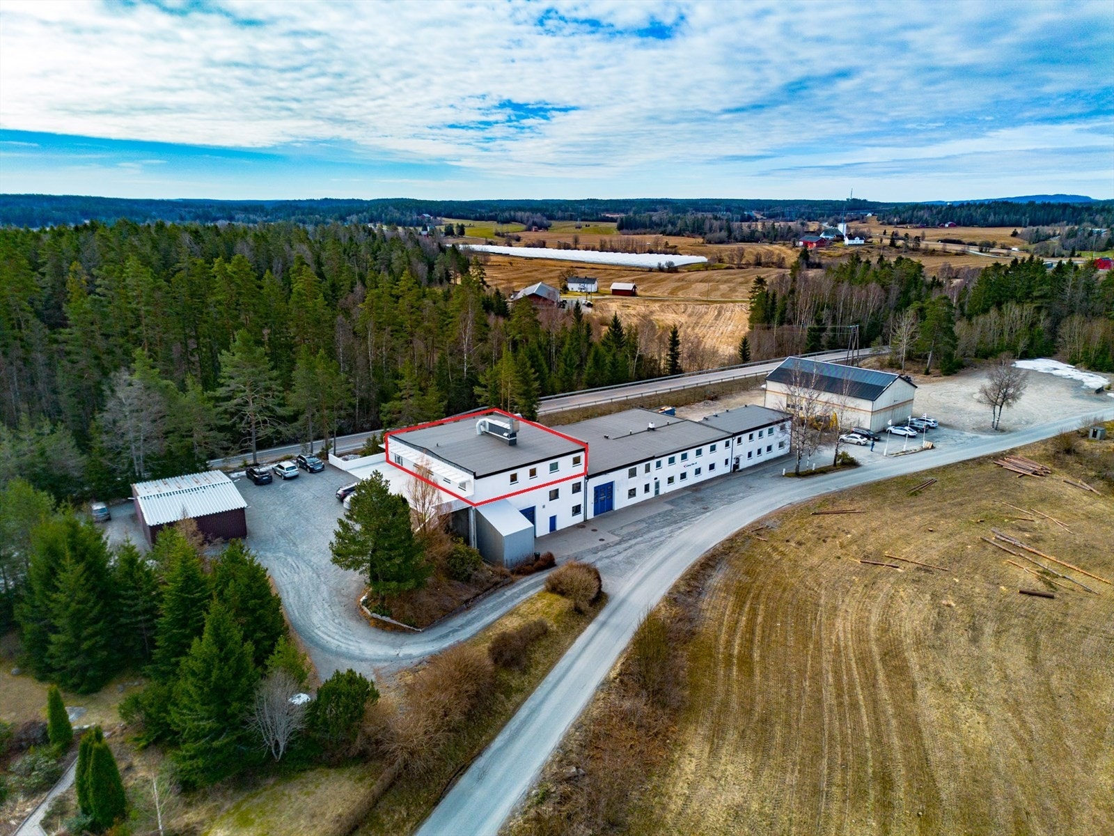 Idyllisk beliggenhet Galleribilde