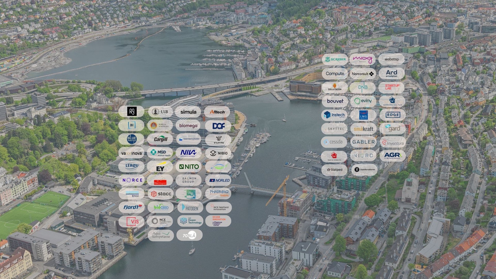 Som leietaker på Marineholmen blir man del av byens mest
spennende og innovative miljø, og vil kunne bli en sentral del
av områdets økosystem. Galleribilde