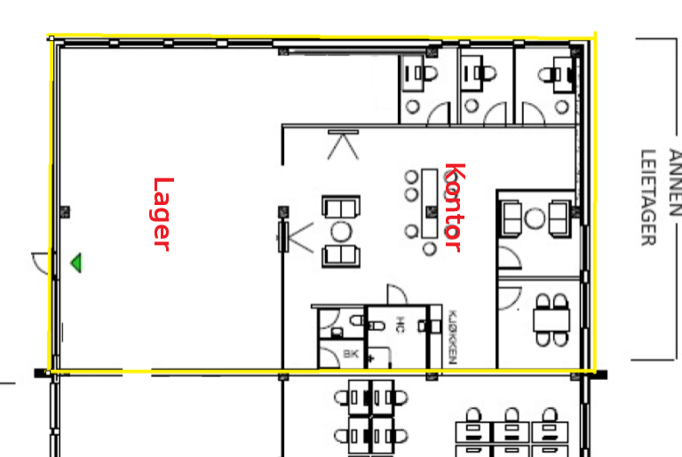 Lager/kontor Galleribilde