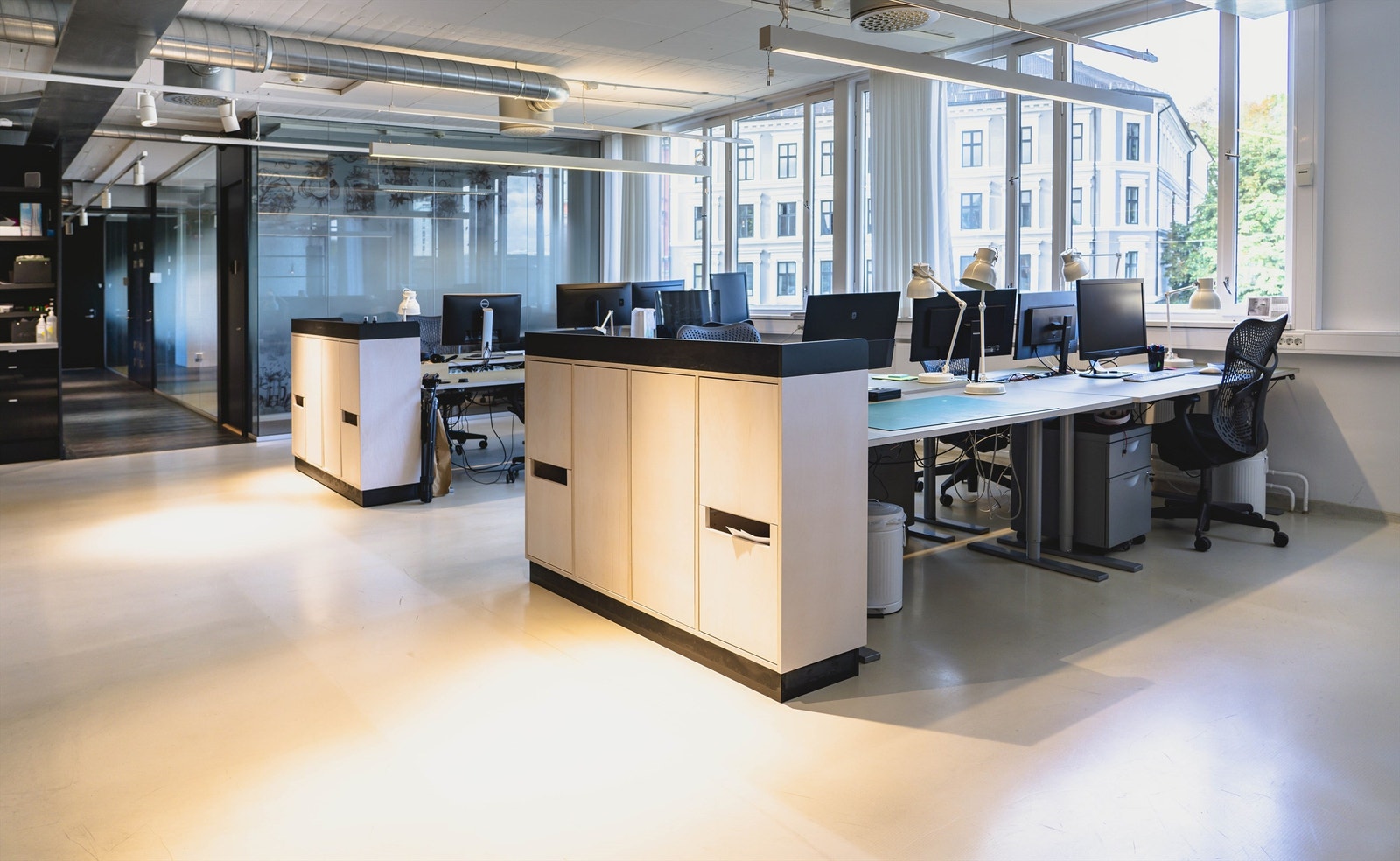 Kontorlandskap Galleribilde