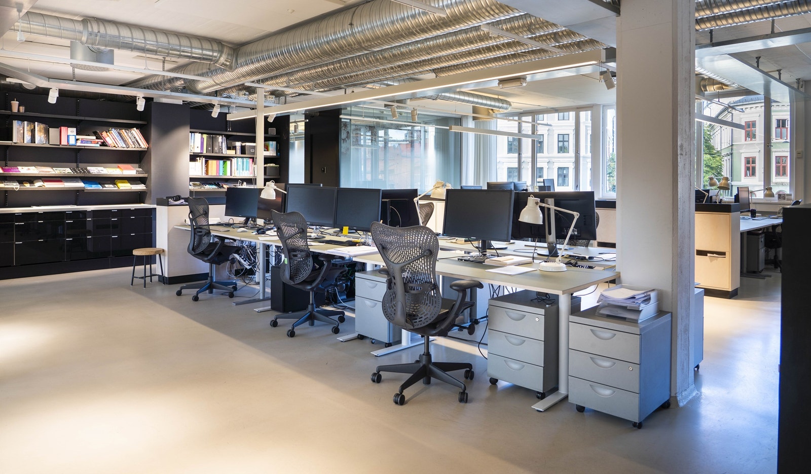 Kontorlandskap Galleribilde