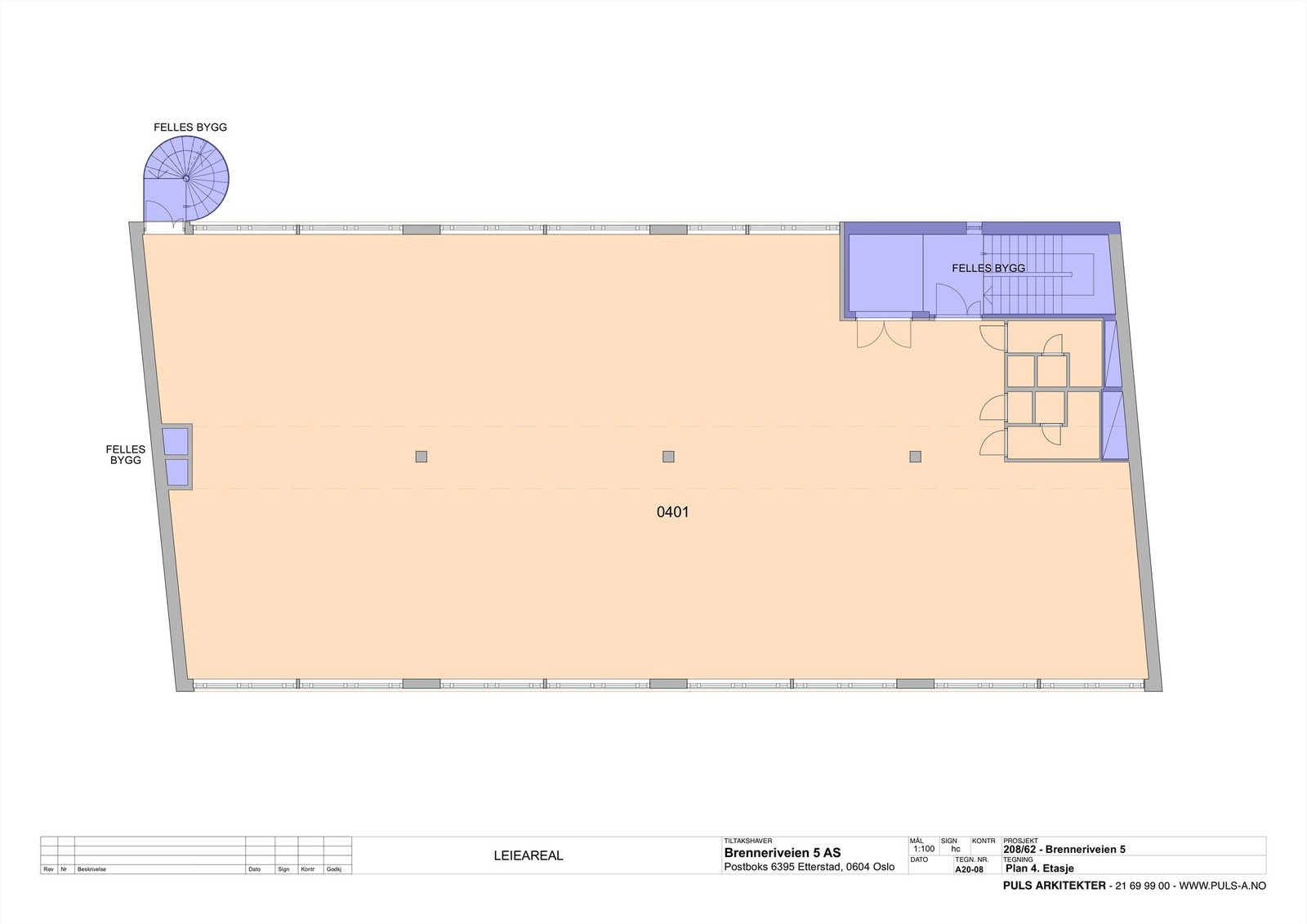 Plan 4. Etasje Galleribilde