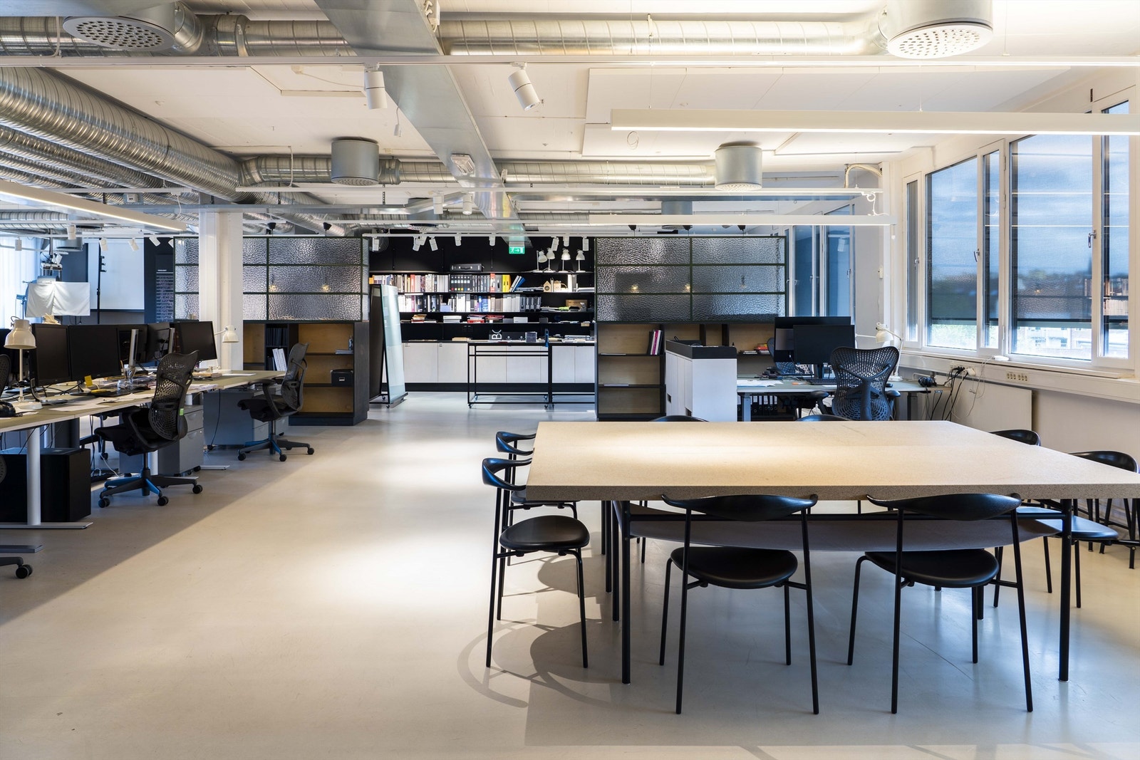 Kontorlandskap - sosial sone Galleribilde