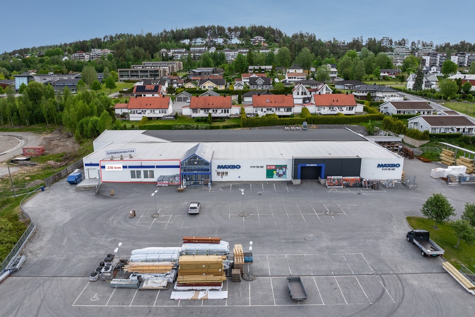 230 kvm/kan deles Galleribilde