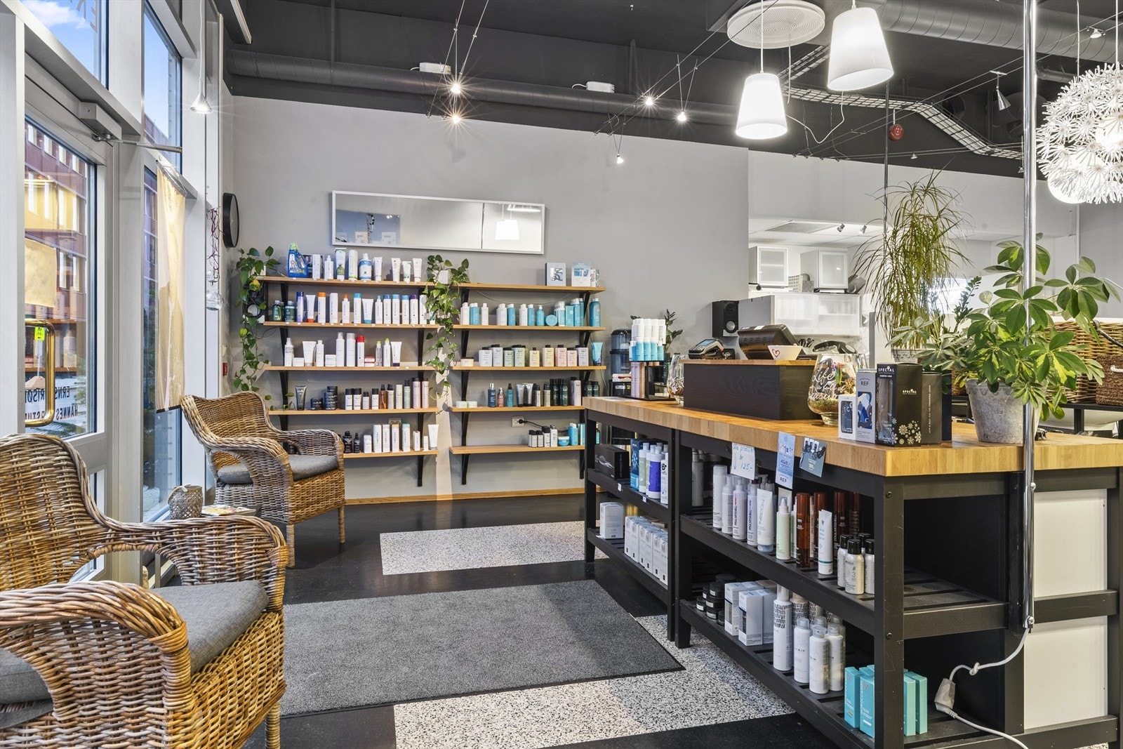 Inngangsparti til lokalet Galleribilde