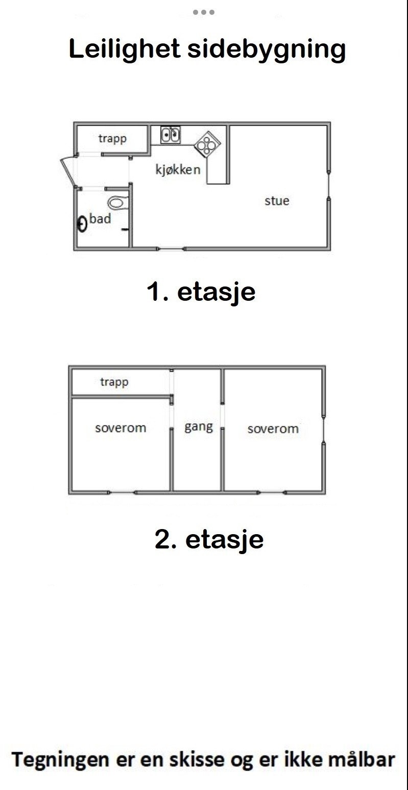 Leilighet sidebygning Galleribilde