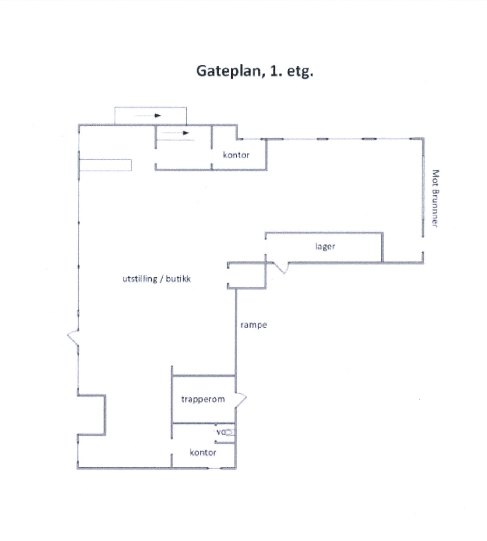 Butikklokale hovedbygning Galleribilde