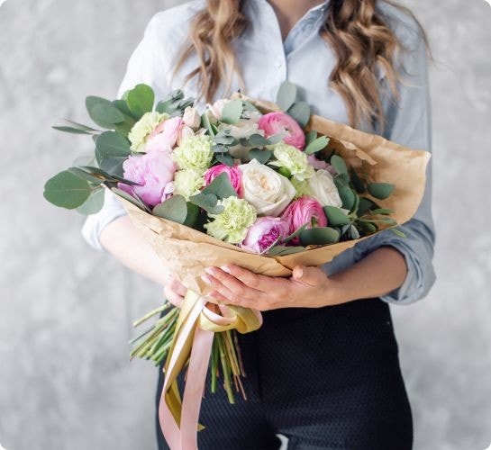 Blomsterleveranse Galleribilde